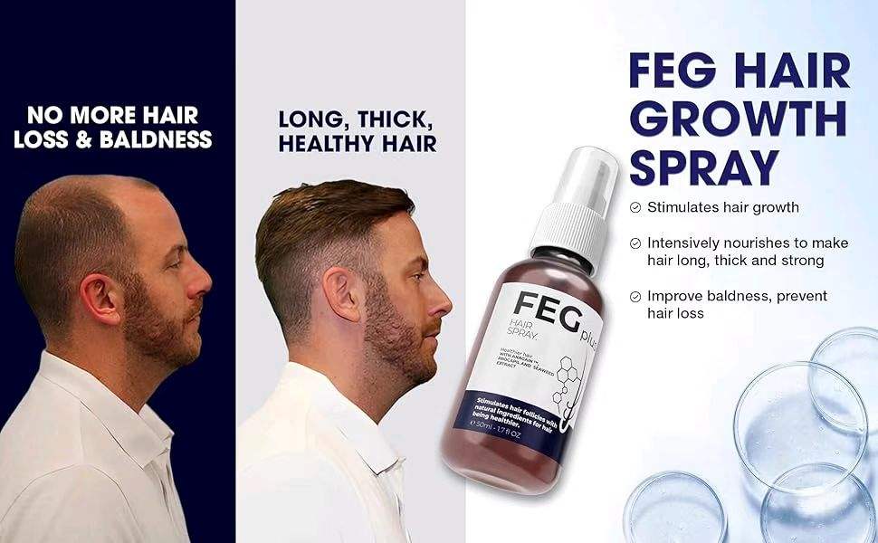 FEGPlus Minoxidil Beard & Hair Growth Serum